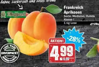 Hit Frankreich Aprikosen 1kg Angebot