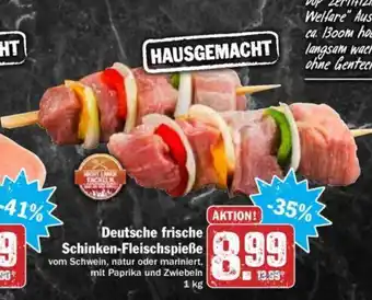 Hit Deutsche frische Schinken Fleischspieße 1kg Angebot