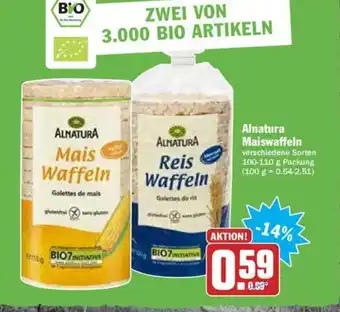 Hit Alnatura Maiswaffeln 100-110g Angebot