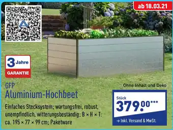 Aldi Nord GFP Aluminum Hocheet Angebot