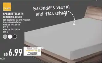 Marktkauf Dekor Spannbettlaken Winterflausch Angebot