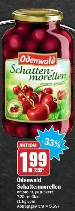 Hit Odenwald Schattenmorellen 720ml Angebot