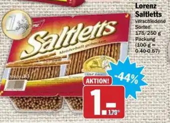 Hit Lorenz Saltletts 175/250g Angebot