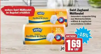 Hit Swirl Zugband Müllbeutel Angebot