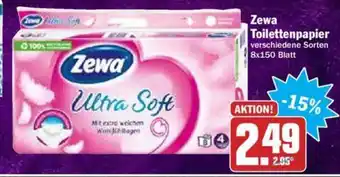 Hit Zewa Toilettenpapier Angebot