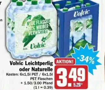 Hit Volvic Leichtperlig oder Naturelle  6x1,5L Angebot