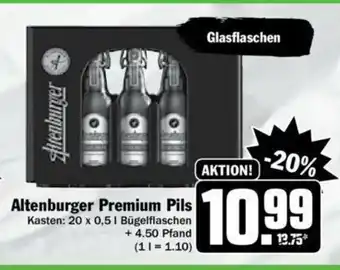 Hit Altenburger Premium Pils 20x0,5L Angebot