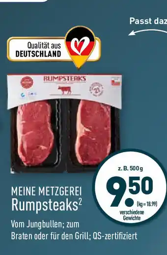 Aldi Nord Meine Metzgerei Rumpsteaks 500g Angebot