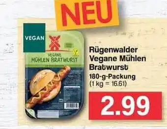 Famila Nord West Rügenwalder vegane mühlen bratwurst Angebot