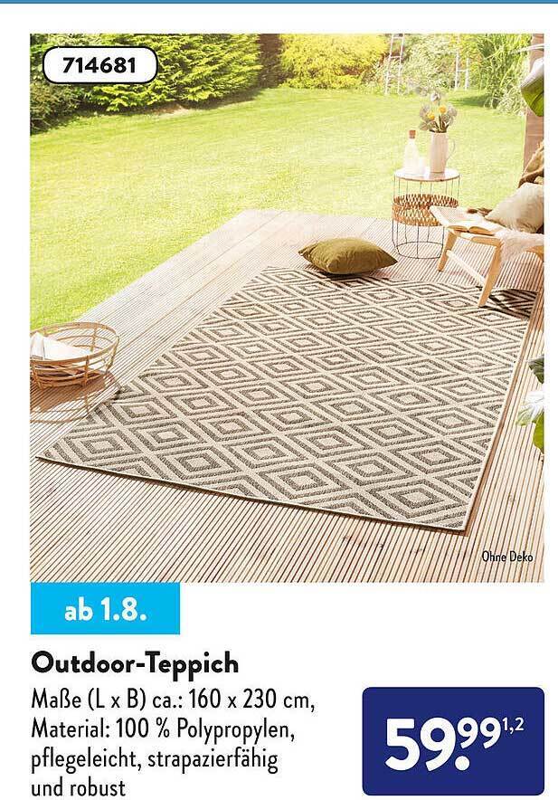 Outdoorteppich Angebot bei Aldi Süd