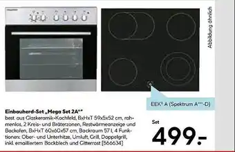 Hellweg Einbauherd-set „mega set 2a” Angebot