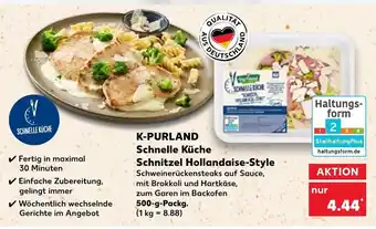 Kaufland K-Purland Schnelle Kuche Schnitzel Hollandaise-Style 500g Angebot