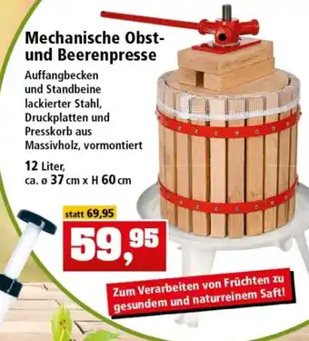 Thomas Philipps Mechanische Obst und Beerenpresse Angebot