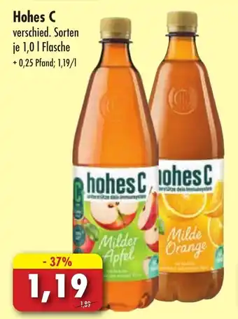 Lösch Depot Hohes C 1,0 L Flasche Angebot