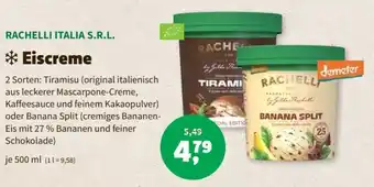 Biomarkt demeter Rachelli Italia S.R.L. Eiscreme 500 ml Angebot