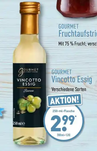 Aldi Nord Gourmet Vincotto Essig 250ml Angebot