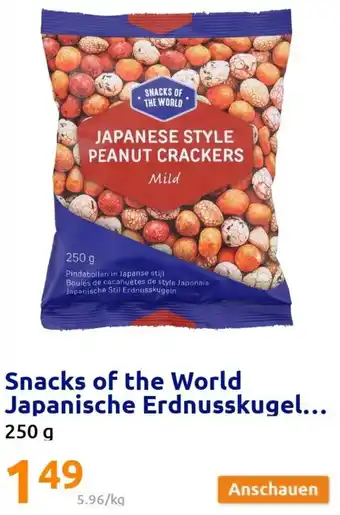 Action Snacks of the World Japanische Erdnusskugeln 250 g Angebot