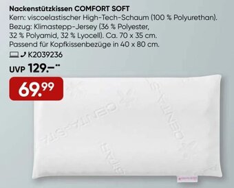Galeria Centa-Star extra Nackenstützkissen Comfort Soft Angebot
