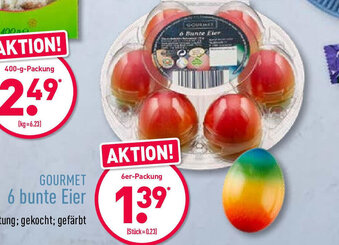 Aldi Nord Gourmet 6 Bunte Eier Angebot