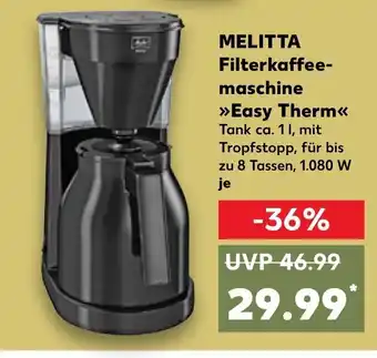 Kaufland Melitta Filterkaffeemaschine Easy Therm Angebot