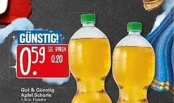 WEZ Gut & Günstig Apfel Schorle 1,5L Angebot