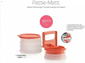 Tupperware Pattie Matti Angebot