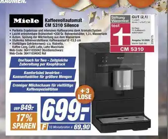 expert Octomedia Miele Kaffeevollautomat Cm 5310 Silence Angebot