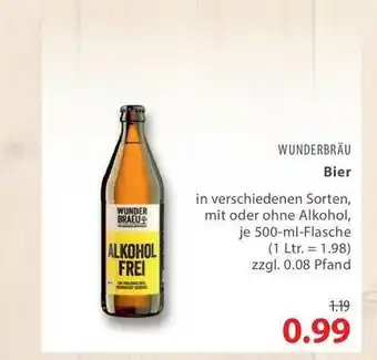 basic Wunderbräu Bier 500ml Angebot