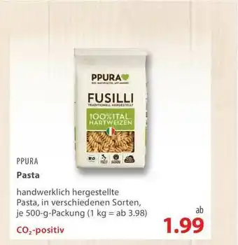 basic Ppura Pasta 500g Angebot