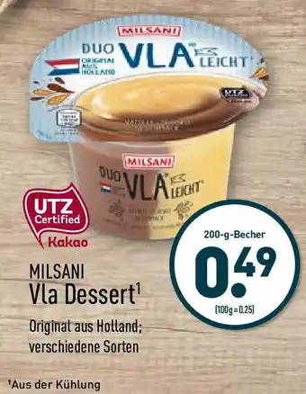 Aldi Nord Milsani Vla Dessert 200g Becher Angebot