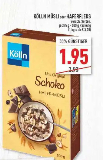 Marktkauf Kölln Müsli Oder Haferfleks Angebot