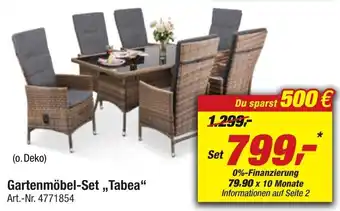 toom Baumarkt Gartenmöbel Set ,,Tabea" Angebot