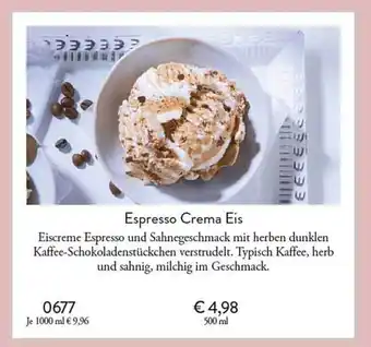 Eismann Espresso crema eis Angebot