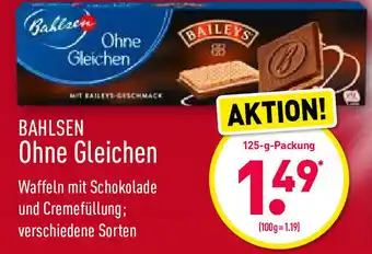 Aldi Nord Bahlsen Ohne Gleichen 125g Angebot