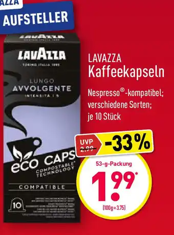 Aldi Nord Lavazza Kaffeekapseln 53g Angebot