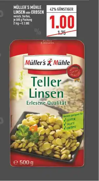 Marktkauf Müller's Mühle Linsen Oder Erbsen Angebot