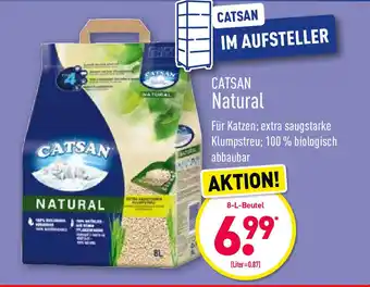 Aldi Nord Catsan Natural 8L Angebot