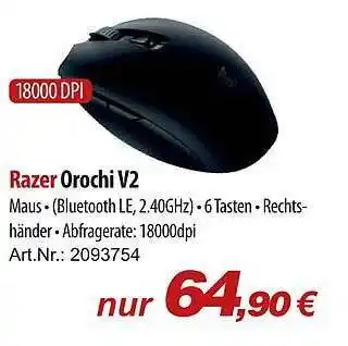 ACom PC Razer orochi v2 Angebot