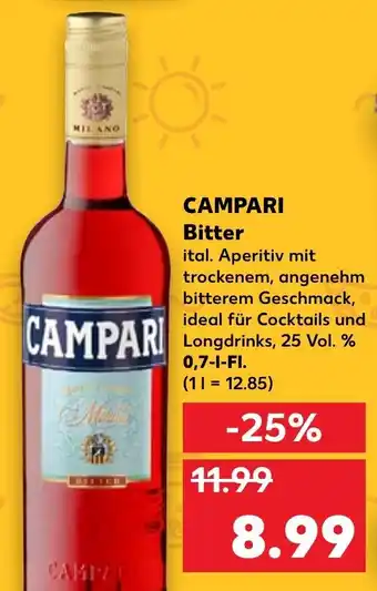 Kaufland Campari Bitter 0,7L Angebot