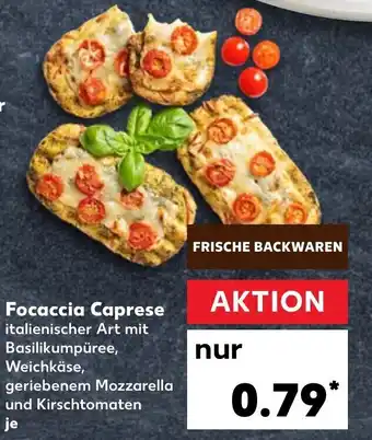 Kaufland Focaccia Caprese Angebot