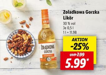 Lidl Zoladkowa gorzka likör Angebot