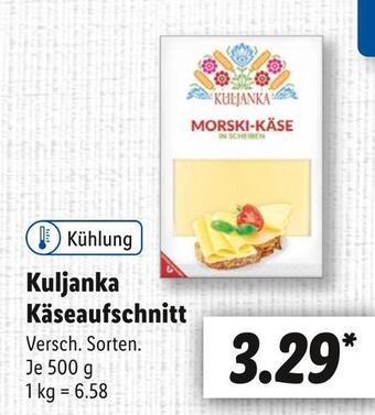 Lidl Kuljanka käseaufschnitt Angebot