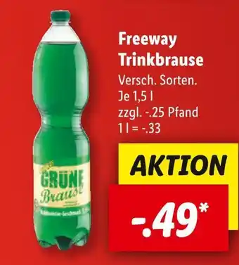 Lidl Freeway trinkbrause Angebot