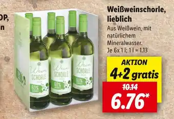 Lidl Weißweinschorle Angebot