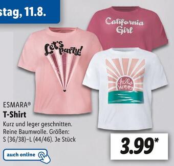 Lidl Esmara t-shirt Angebot