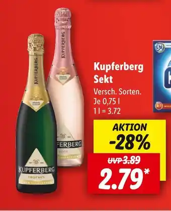 Lidl Kupferberg sekt Angebot