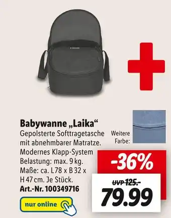 Lidl Babywanne „laika“ Angebot