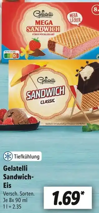 Lidl Gelatelli sandwich-eis Angebot