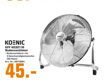 Saturn Koenic bodenventilator Angebot