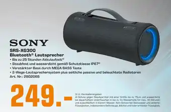 Saturn Sony bluetooth lautsprecher srs-xg300 Angebot